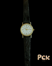 Load image into Gallery viewer, vintage black leather watch
