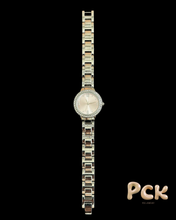 Load image into Gallery viewer, modern pink &amp; silver watch
