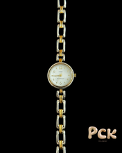 Load image into Gallery viewer, vintage silver &amp; gold timex watch
