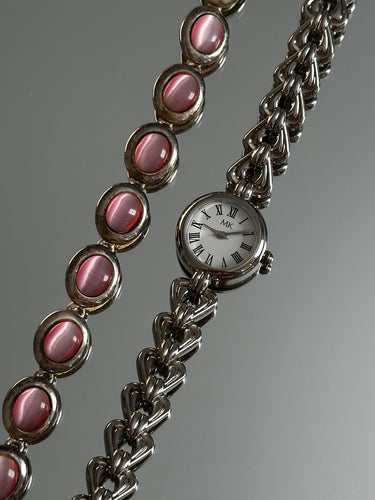 platinum pink vintage mk watch set 🩷🩶 - PCK JEWELRY 