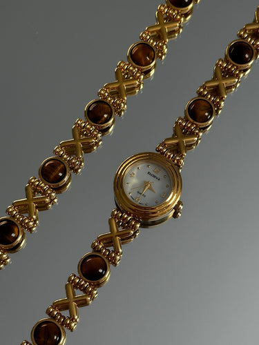 vintage gold & tortoise watch set ⚜️🤎 - PCK JEWELRY 