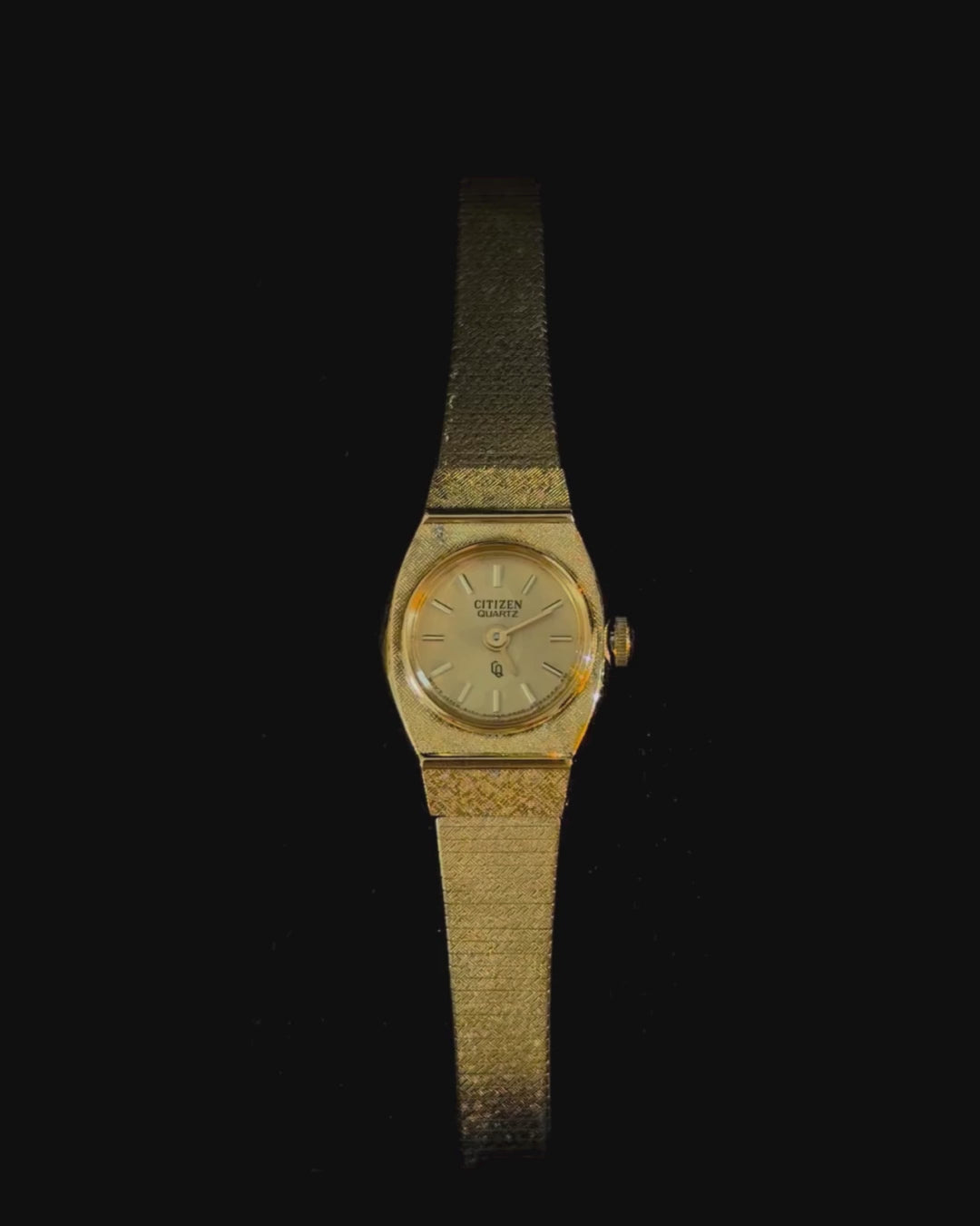 vintage gold citizen watch